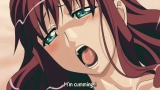 Pink Haired Beauty with Big Tits Loves Sucking Cock and Swallowing Semen